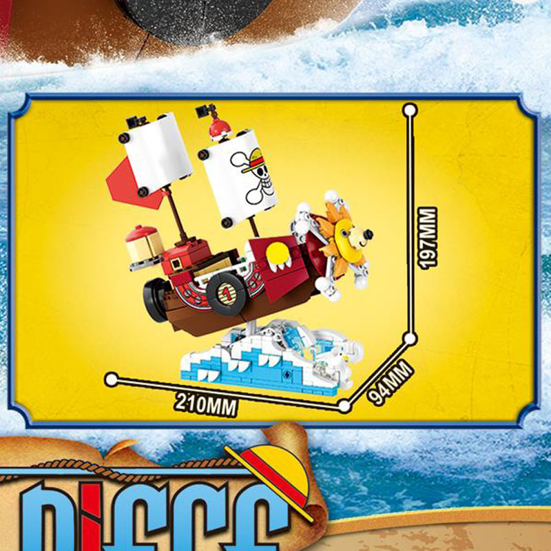 In Stock One Piece Pirate Ship - Lego Set Technic recension och pris