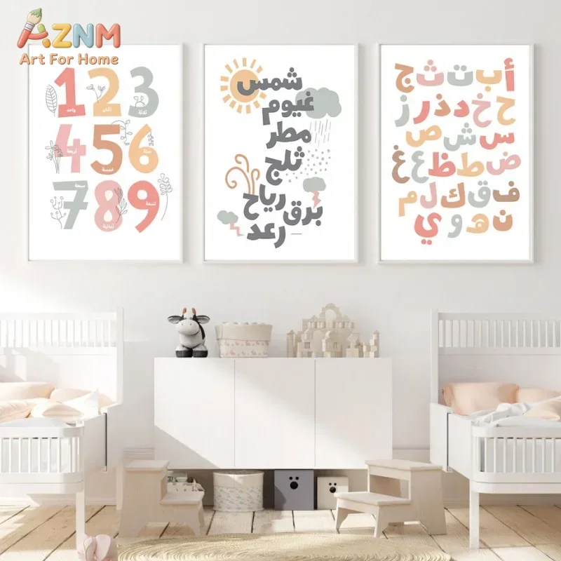 Arabic Wall Art English Alphan - English Kids Education recension och pris